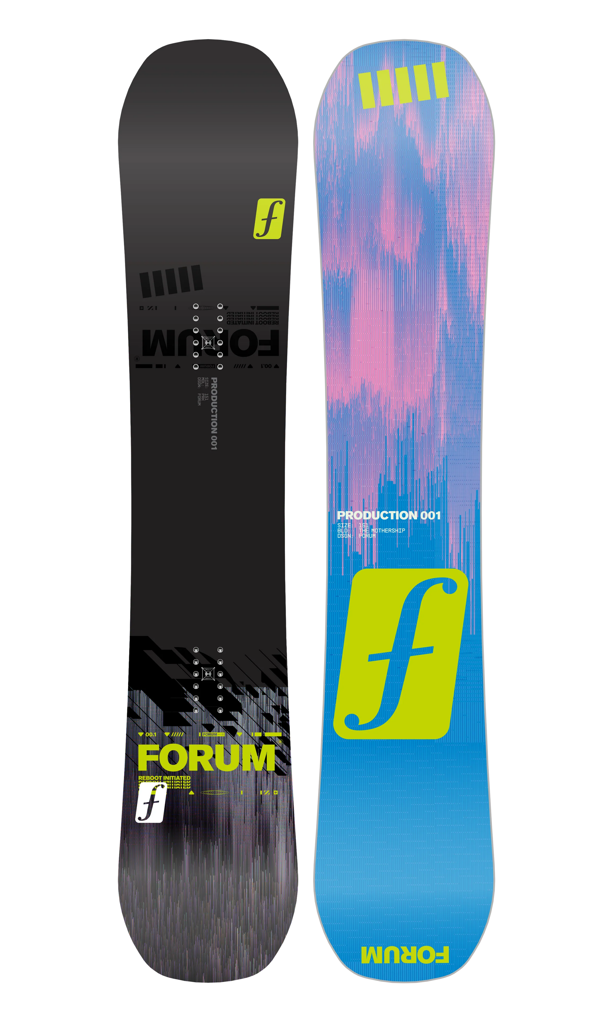 スノーボード FAKE SNOWBOARD 151 Ride Deep Fake Men's Snowboard 151 cm, All Mountain